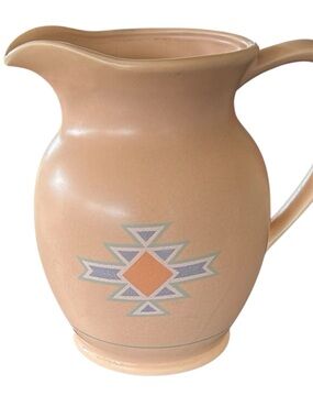 Vintage Treasure Craft Made in Japan Southwestern Pattern Pitcher